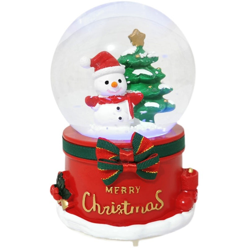 Santa Claus crystal ball Christmas snowman decoration led supplies manufacturers