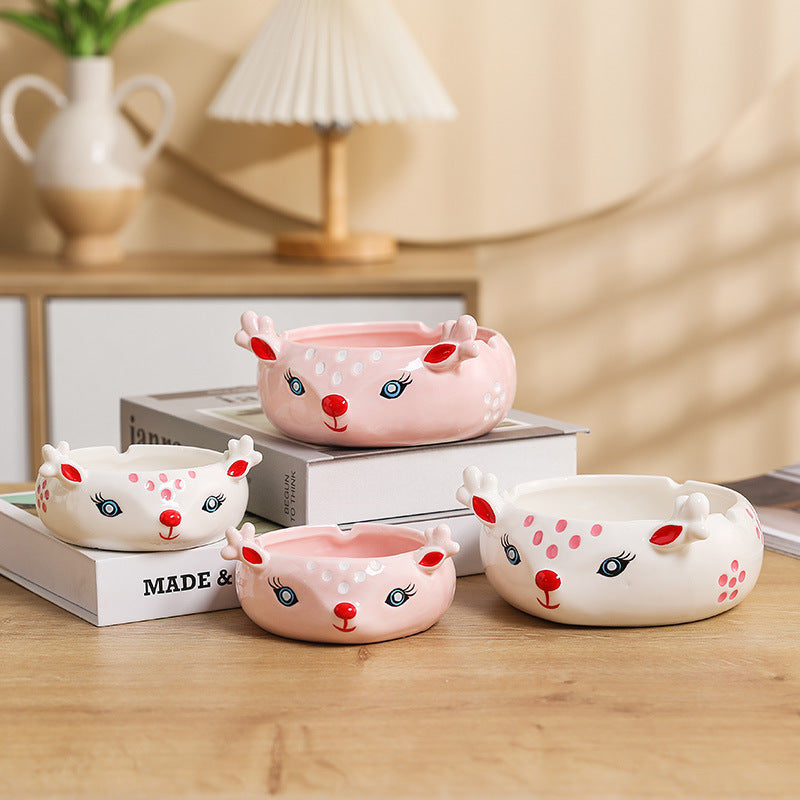 ashtray ins creative fortune deer decorations luxury living room home personality trend office