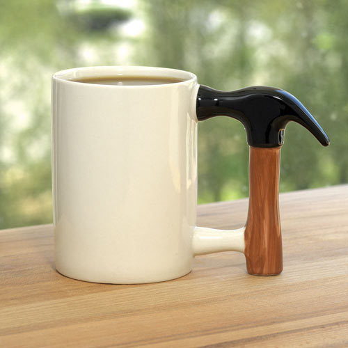 Ceramic Tool Water Cup Hammer cup Personality 3D handle mug Father's Day gift