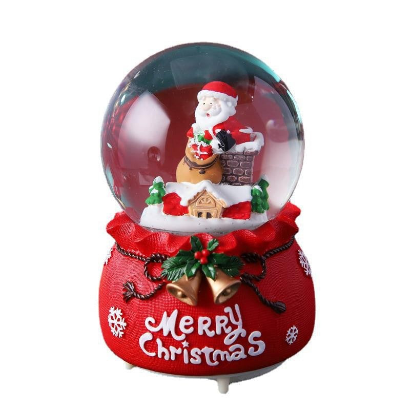 Santa Claus crystal ball Christmas snowman decoration led supplies manufacturers