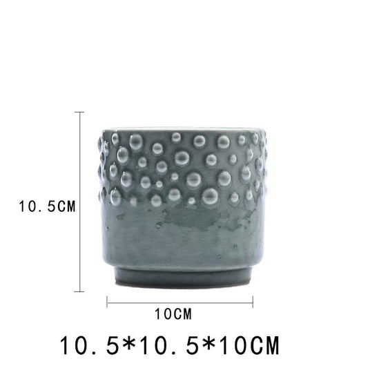 Nordic modern creative simple ceramic flower pot green plant flower pot table simple ins decoration