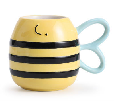 ceramic Honey jar bee style ceramic jar Seasoning jar