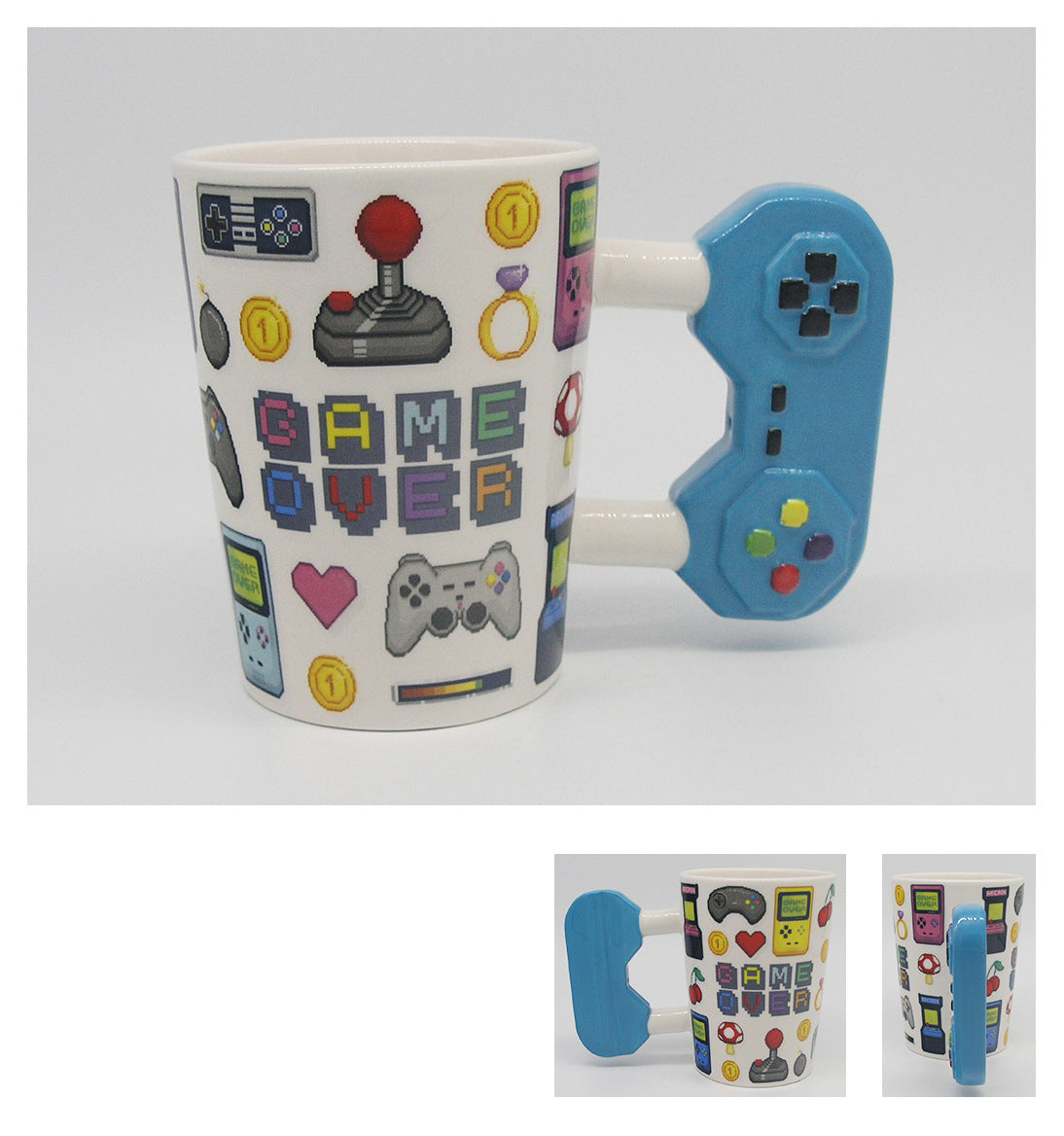 Ceramic gamepad 3D mug Multiple game peripheral cup supply funny coffee