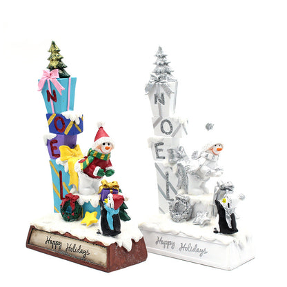 Manufacturers directly supply resin crafts creative Santa Claus holiday gift decoration European-style home accessories