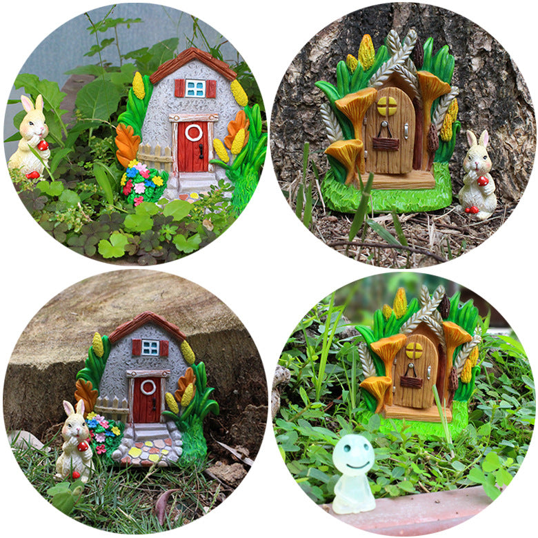 garden resin ornaments hat brim lovers dwarf doll resin craft manufacturers wholesale