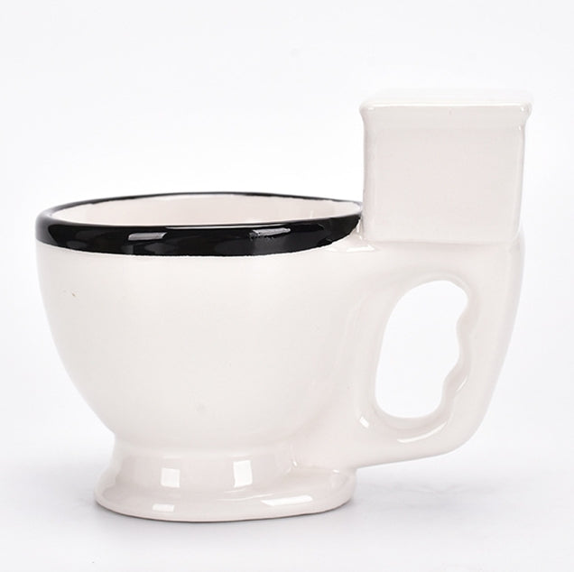 Personalized toilet cup funny 3D ceramic poo mug Toilet cup Fashion ceramic poo coffee mug 