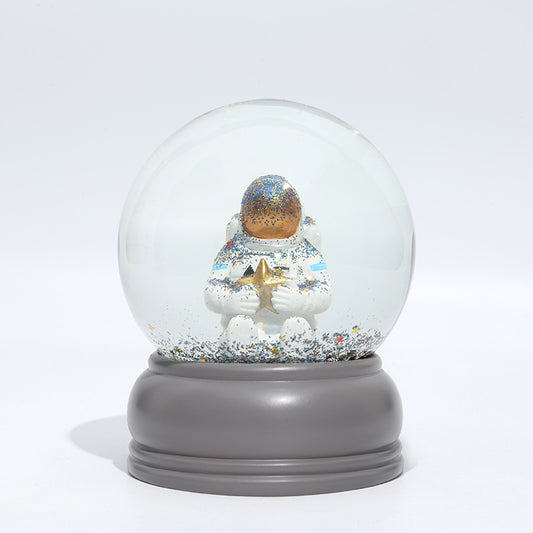 astronaut snow globe museum water globe home deco gift birthday