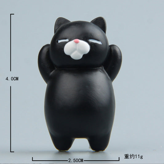 Japanese cat cartoon creative 3D magnet mobile phone shell refrigerator decoration manufacturers