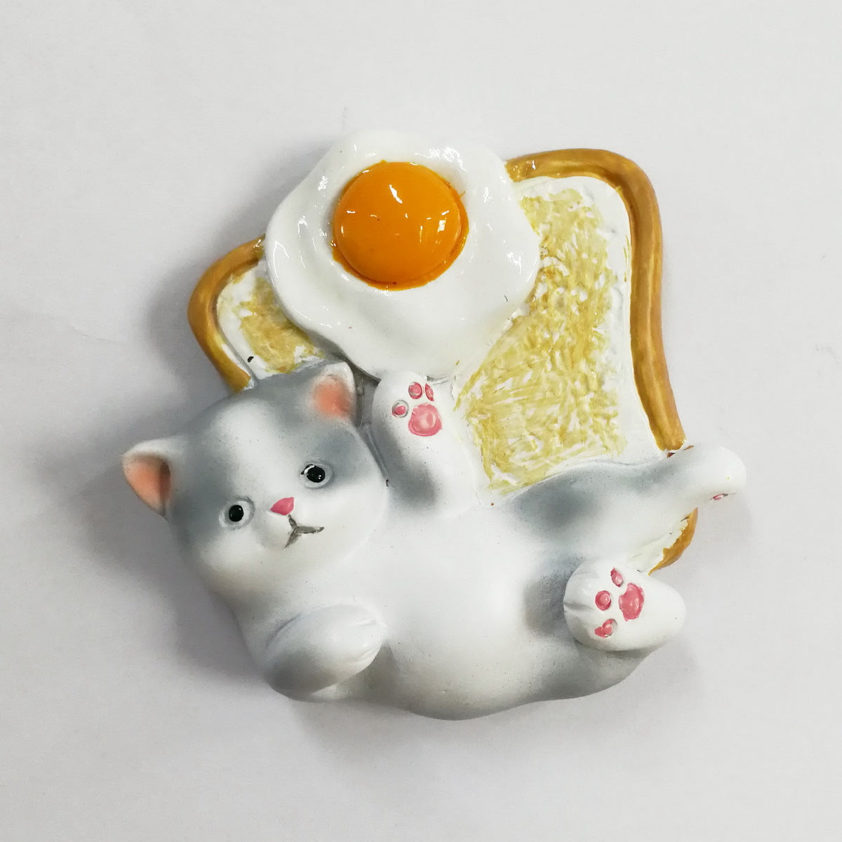 Refrigerator sticker 3D stereo creative resin phone case switch sticker home decoration Cat car outlet accessories