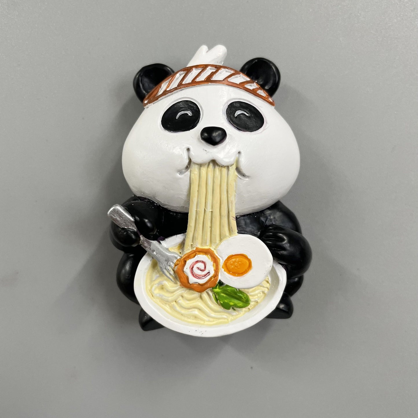 Refrigerator sticker creative resin cute yoga panda Tiktok hot selling new hand-painted magnet for children gift wholesale