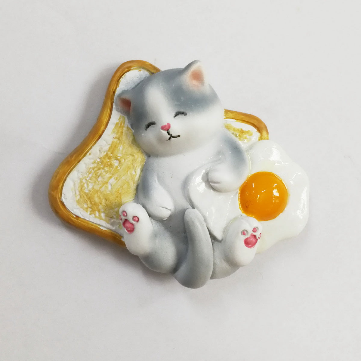 Refrigerator sticker 3D stereo creative resin phone case switch sticker home decoration Cat car outlet accessories