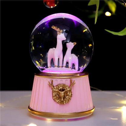 deer music box water snow globe wholesale china