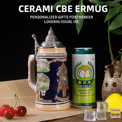 germen ceramic beer stein