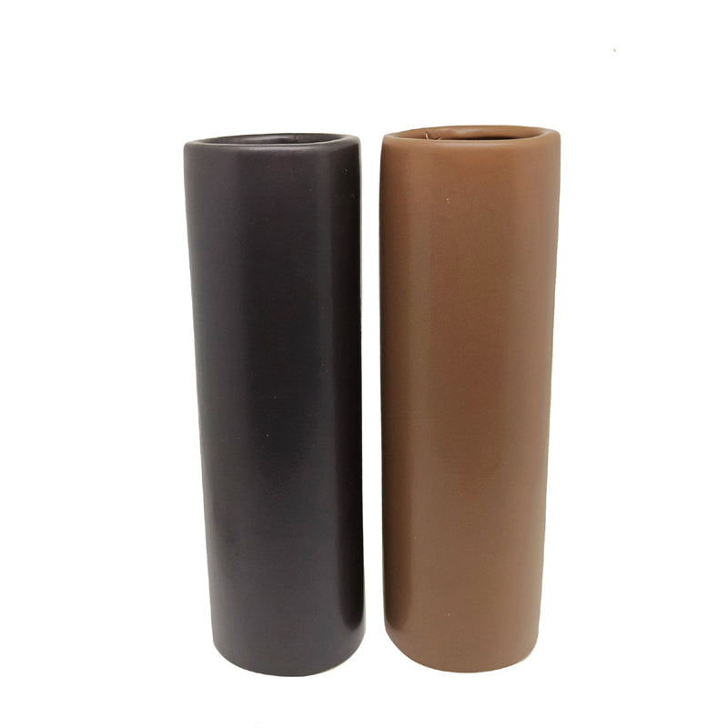 Cylindrical vase ceramics made in China wholesale