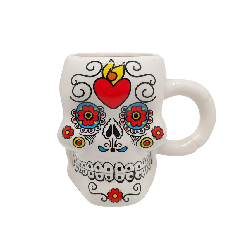 white skeleton mugs suitable for the Mexican market come from Chinese factory