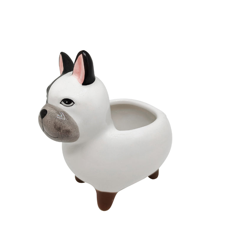 flower pots planters ceramic pot planter dog animal shaped