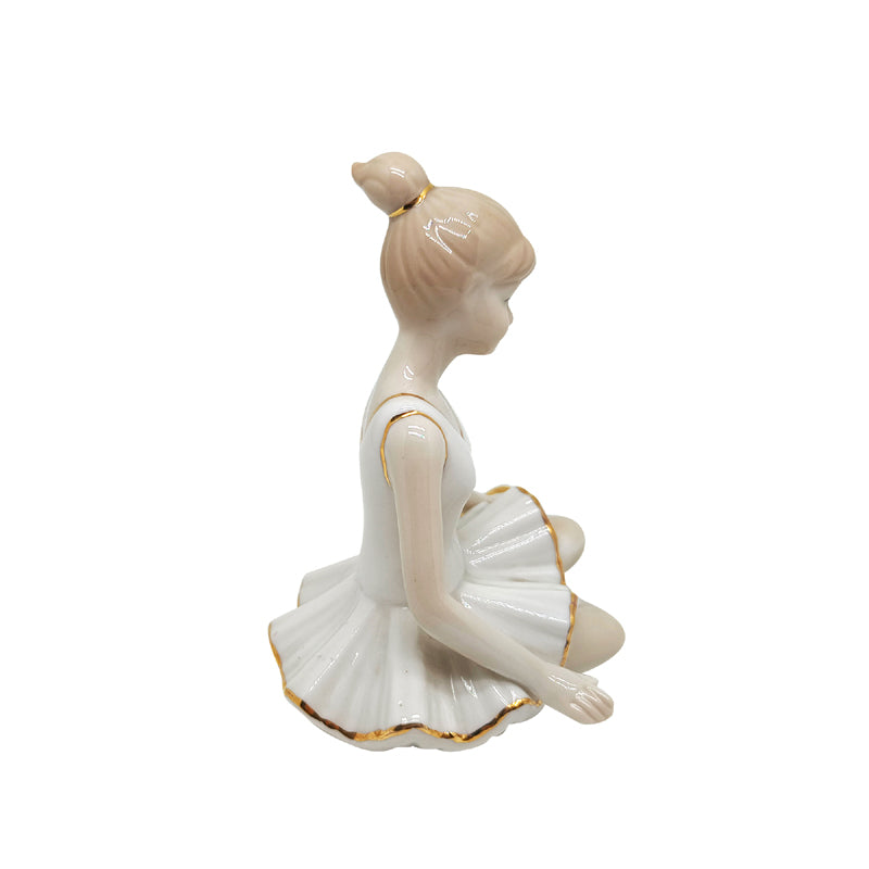 ballerina figurine ceramic creativo 3d personalizzato ceramica porcelain western girl