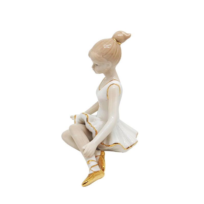 ballerina figurine ceramic creativo 3d personalizzato ceramica porcelain western girl